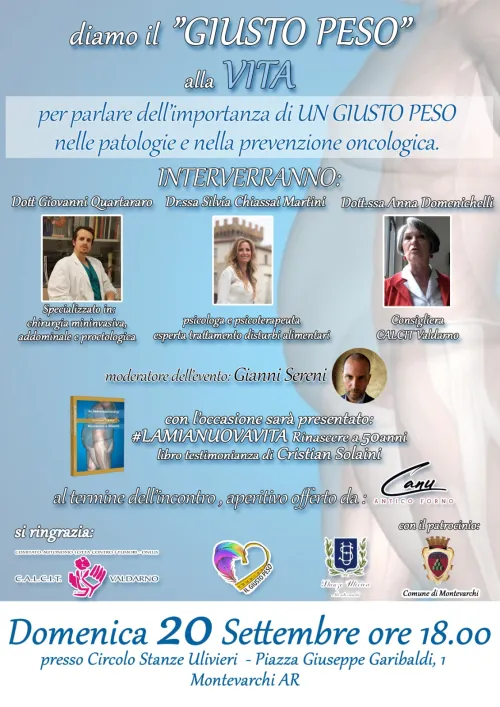 DIAMO IL GIUSTO PESO ALLA VITA