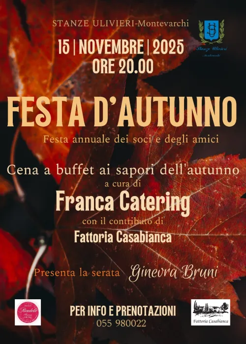 FESTA D'AUTUNNO - Festa annuale dei soci e degli amici