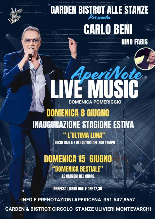 L'Ultima Luna - Carlo Beni live nel garden