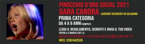 PINOCCHIO D'ORO SOCIAL 2021 gara canora