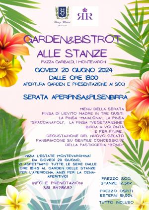 Apre il Garden&Bistrot alle Stanze Ulivieri