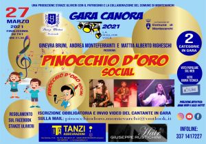 PINOCCHIO D'ORO SOCIAL...versione web targa 2021