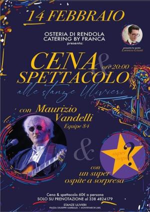 14 febbraio 2023 - Maurizio Vandelli in Concerto alle Stanze